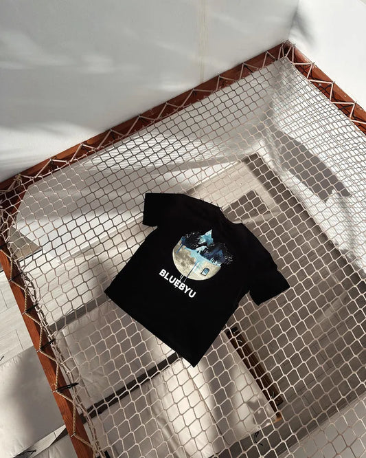 Moon Planet Oversized T-Shirt image 0